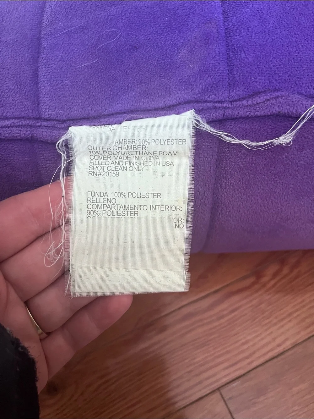 Purple Bed Roll Pillow